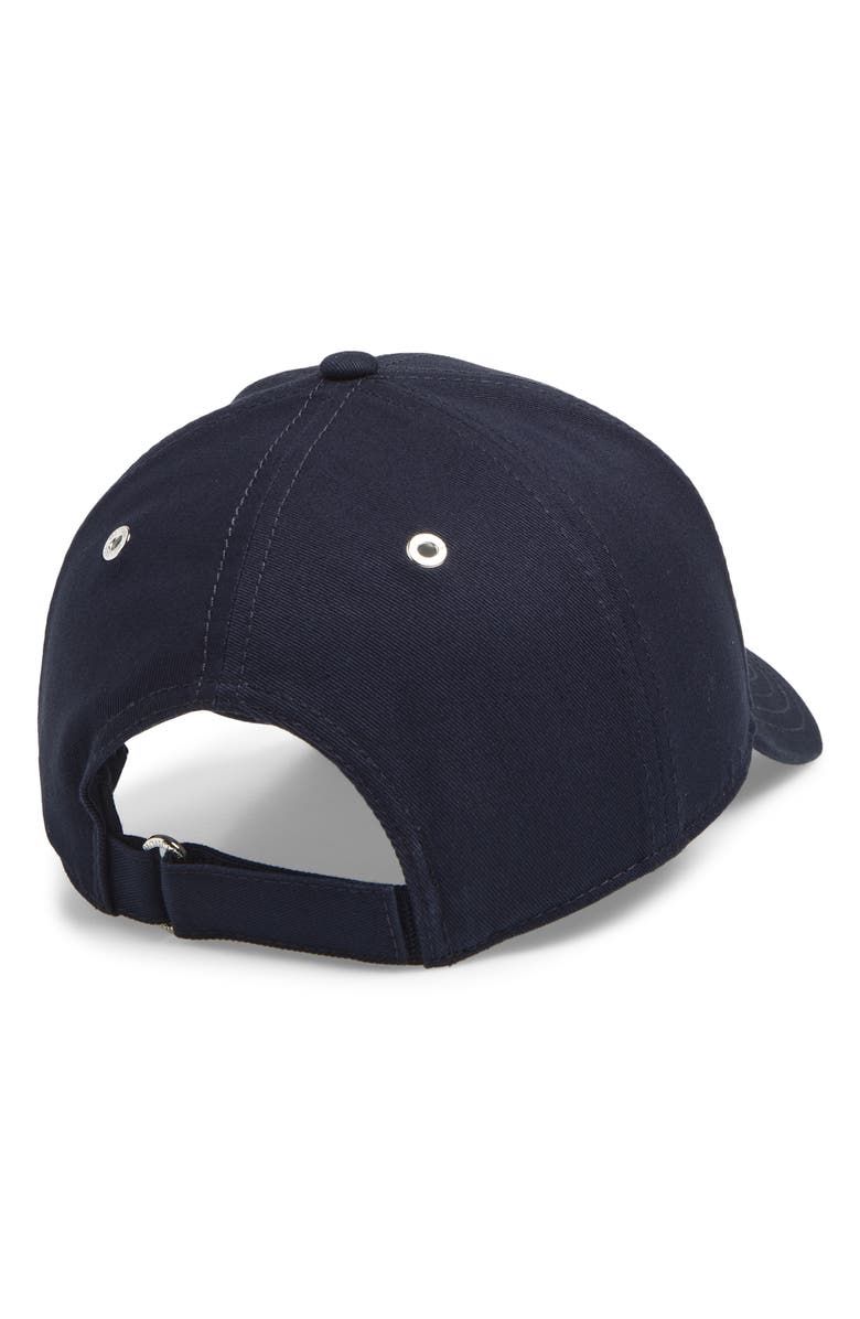 Moncler Embroidered Logo Patch Adjustable Baseball Cap, Alternate, color, Obsidian Blue