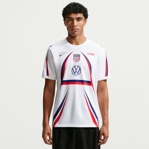 Men's Nike White USMNT x VAA 2026 Dri-FIT Pre-Match Top