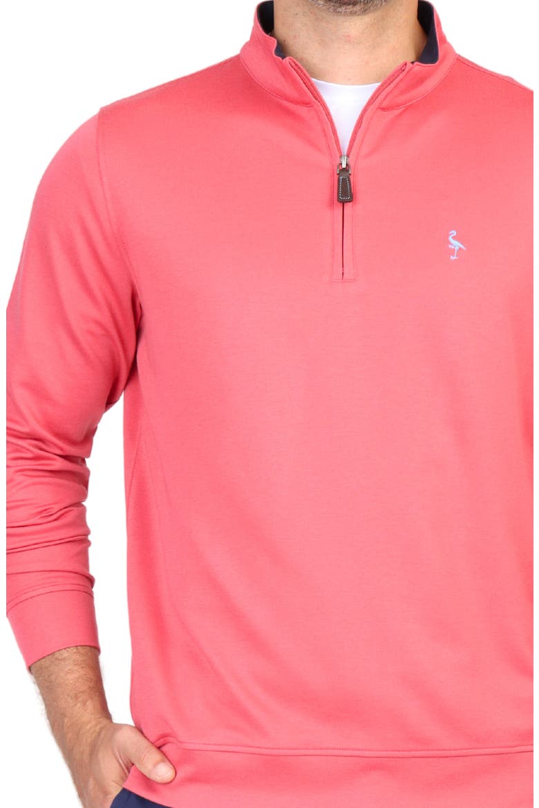 Modal Blend Quarter Zip Pullover, Alternate, color, PAPRIKA