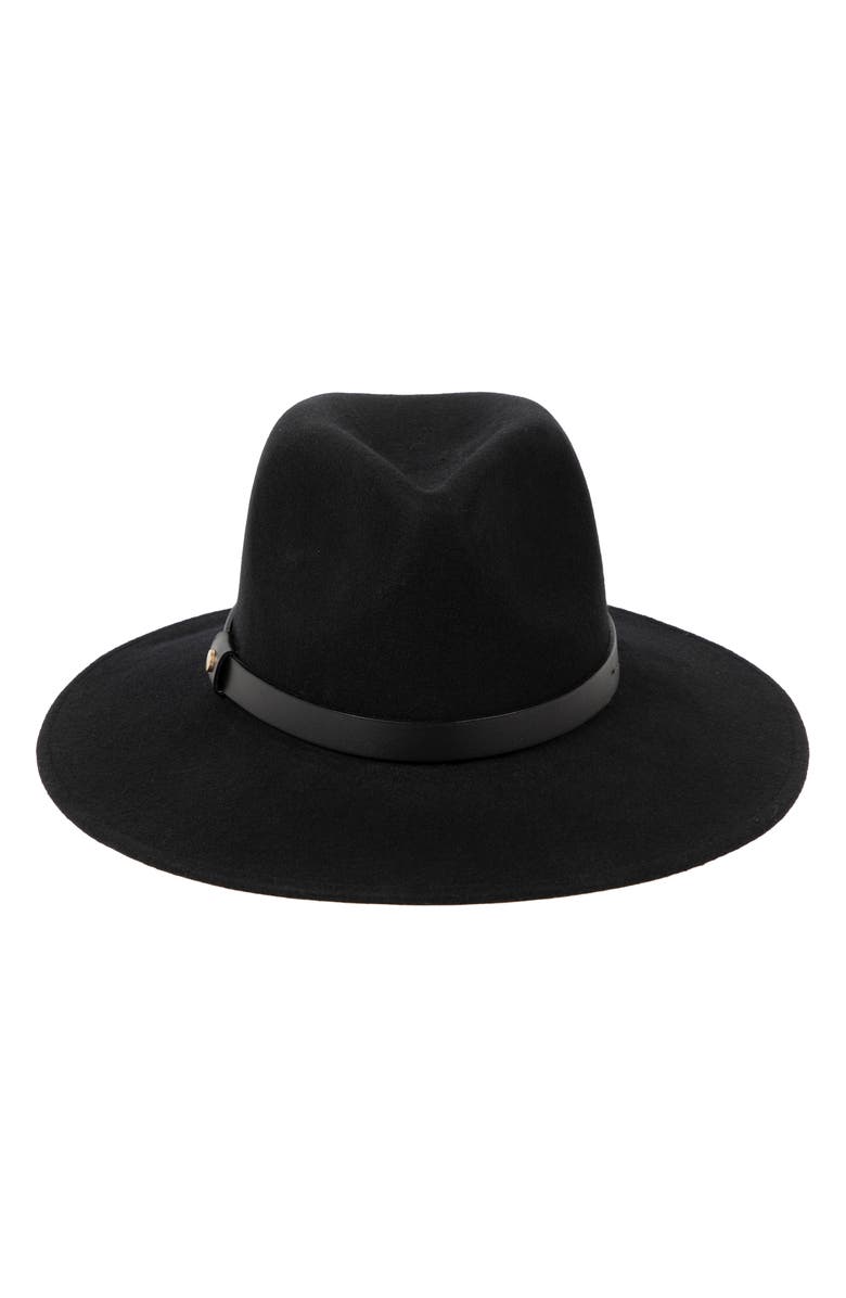 AllSaints Felted Wool Fedora, Main, color,