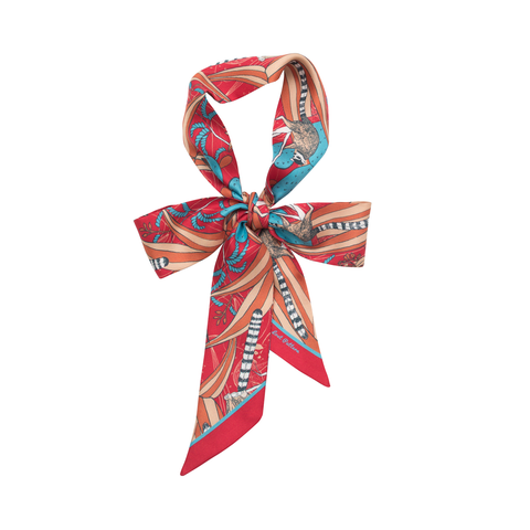 "Madagascar" Silk Bandana