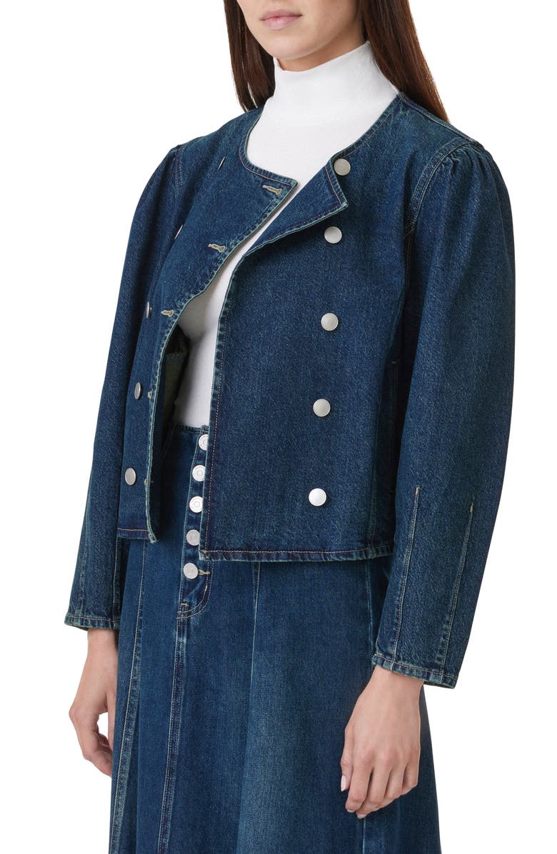 Habitual Double Breasted Denim Jacket, Alternate, color, Tide