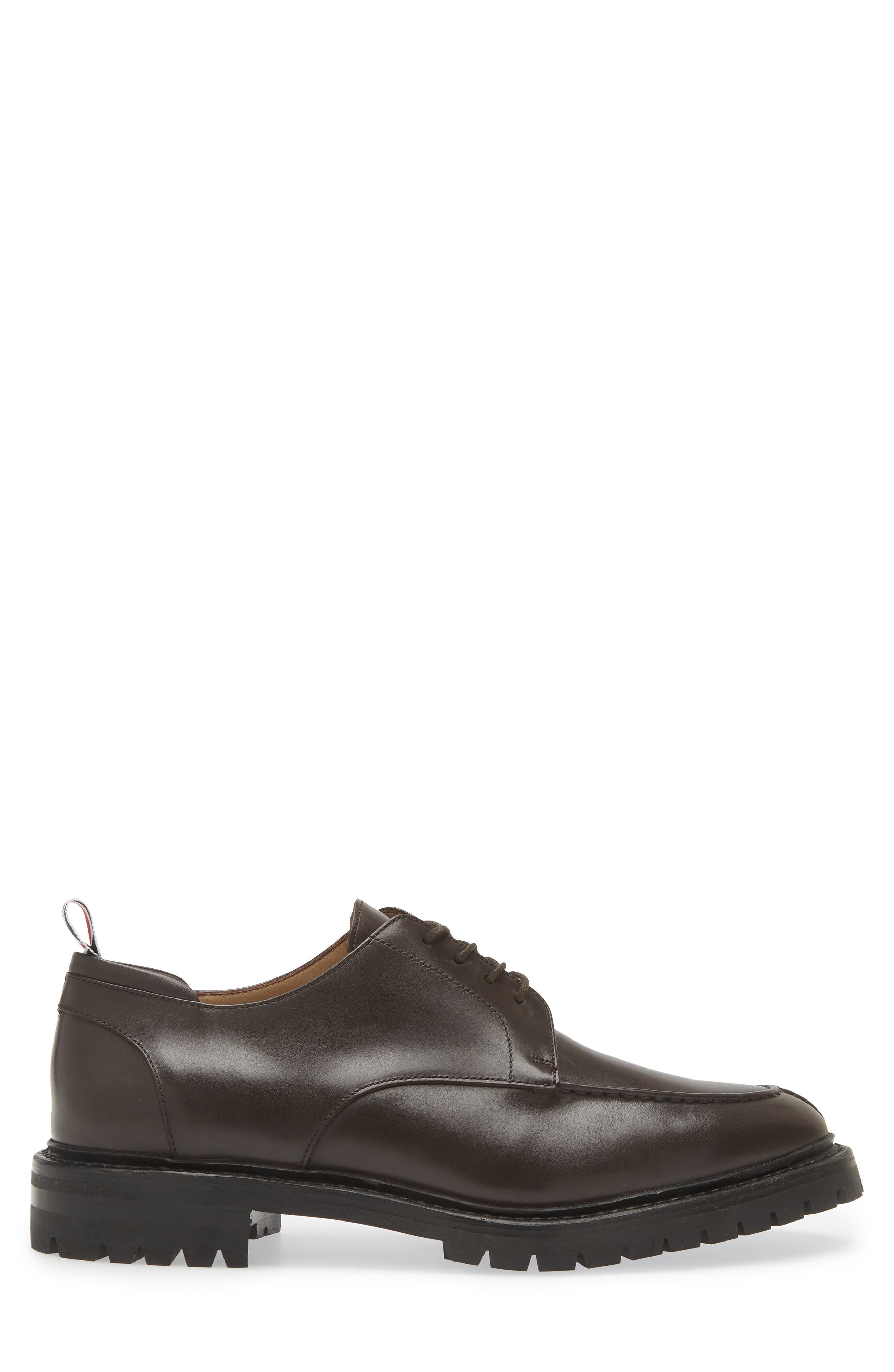 Thom Browne Apron Toe Derby, Alternate, color, Brown