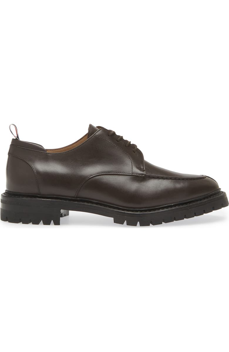Thom Browne Apron Toe Derby, Alternate, color, Brown