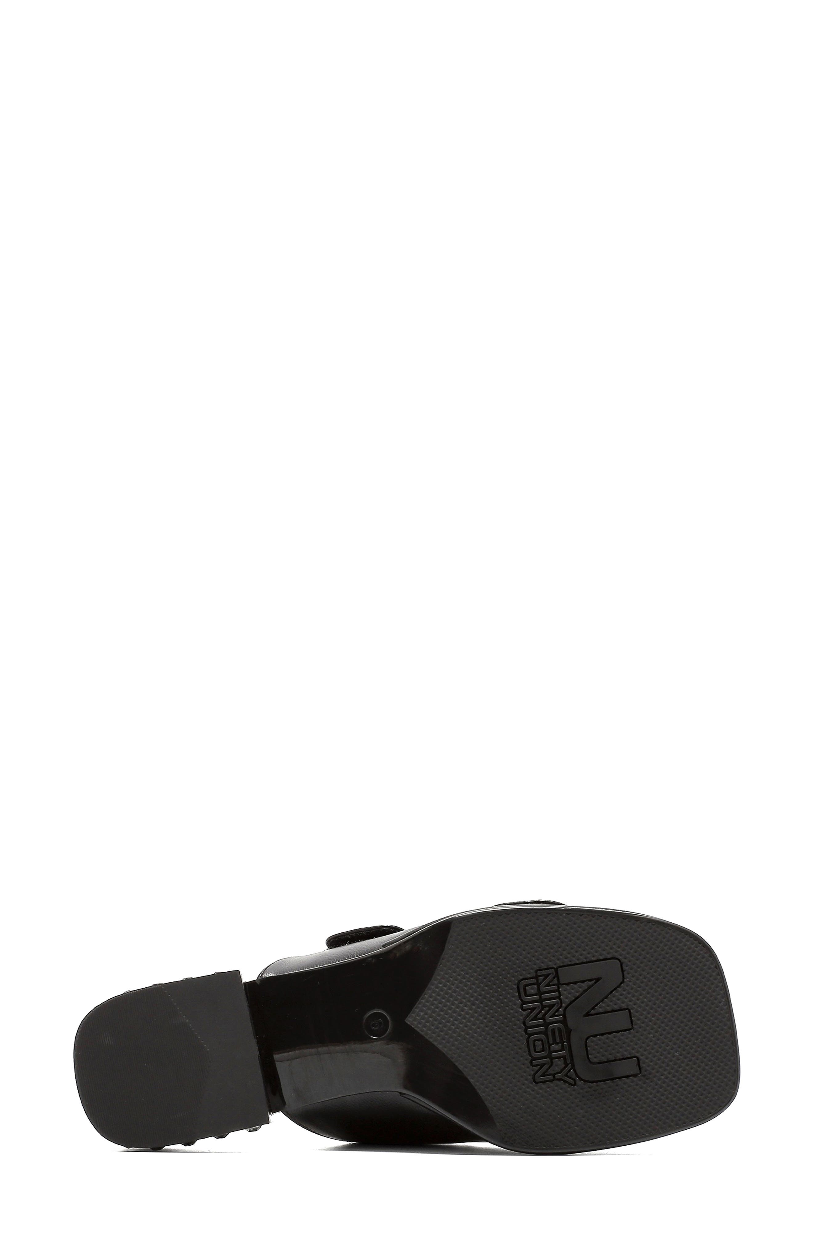 Resort Rhinestone Slide Sandal, Alternate, color, BLACK