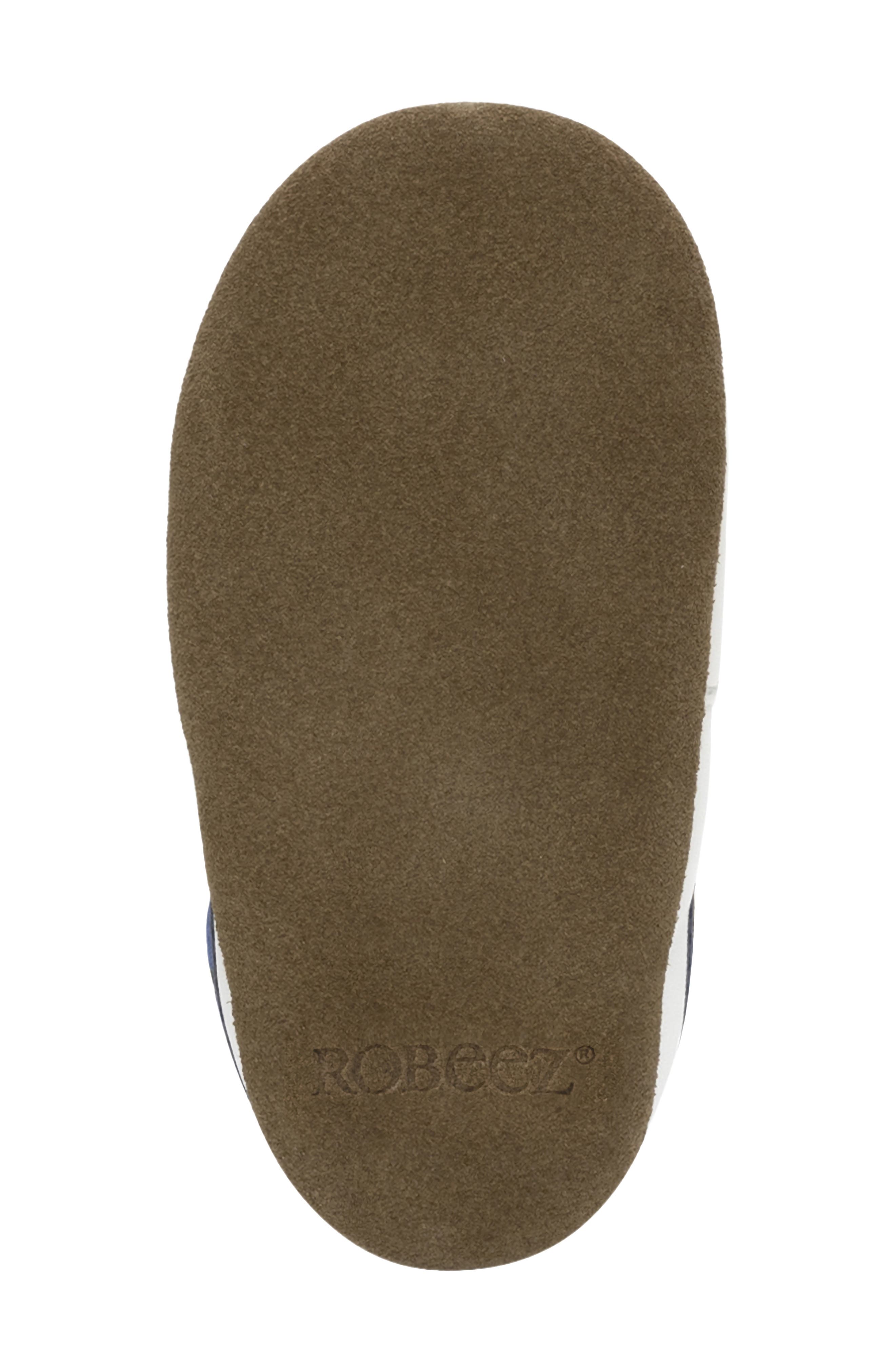 Robeez<sup>®</sup> I Love Trucks Slip-On Crib Shoe, Alternate, color, Medium Blue