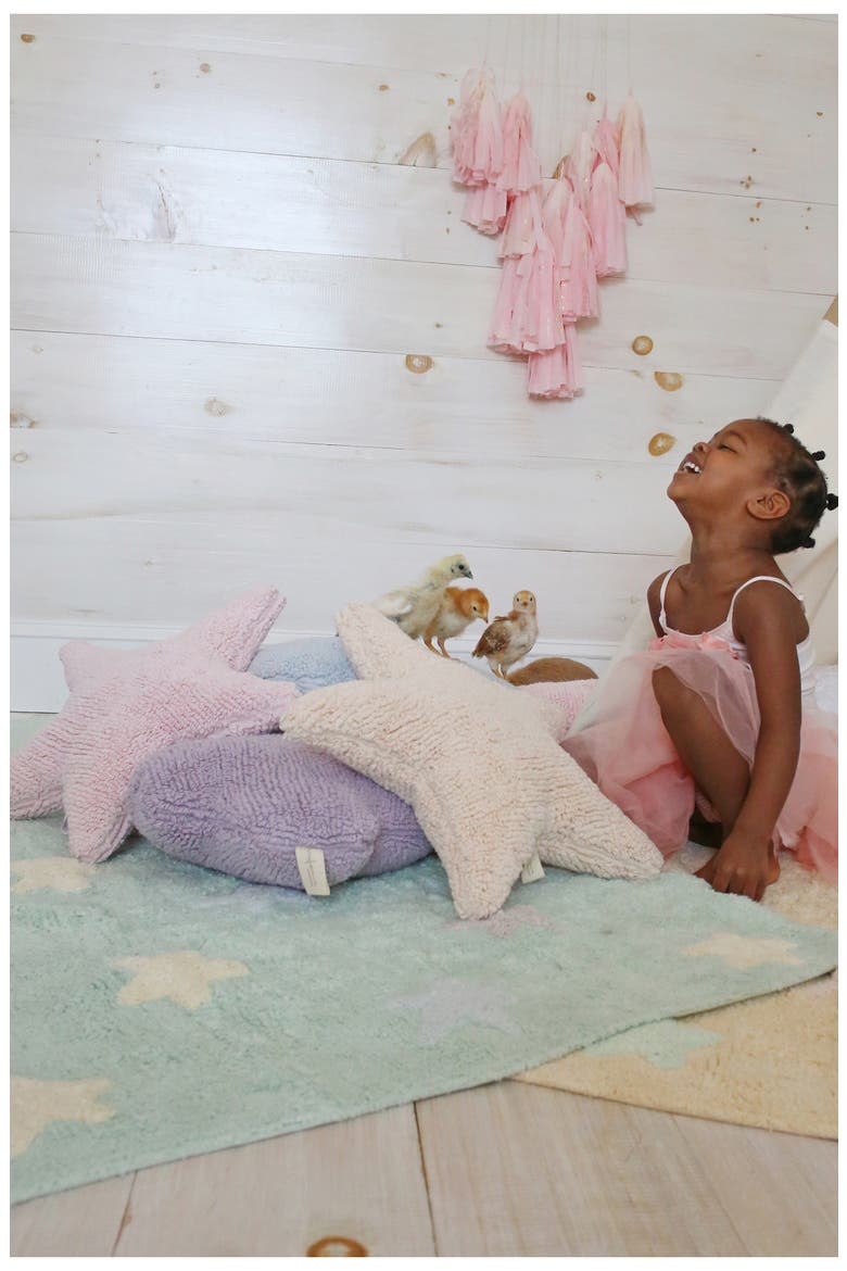 Star Cushion, Alternate, color, PINK