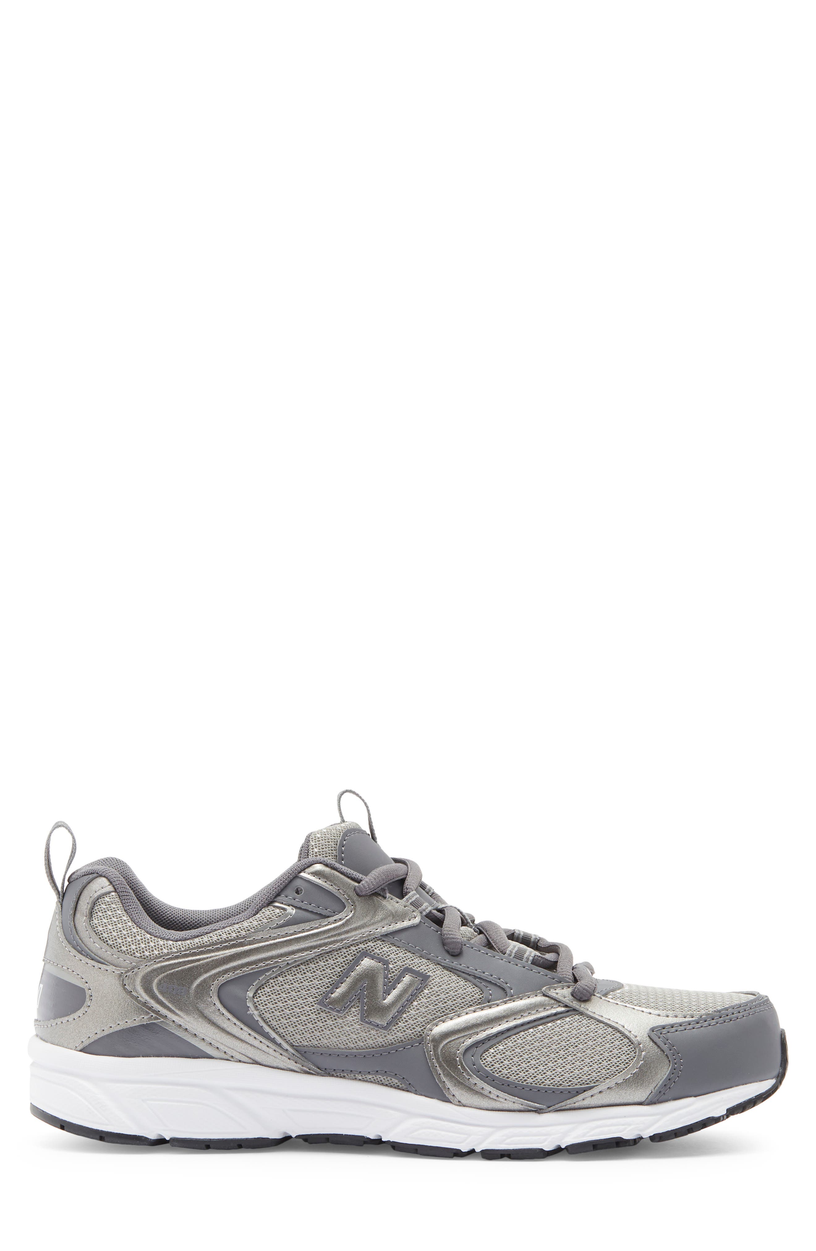408 Running Shoe, Alternate, color, SLATE GREY/ DK SILVER METALLIC