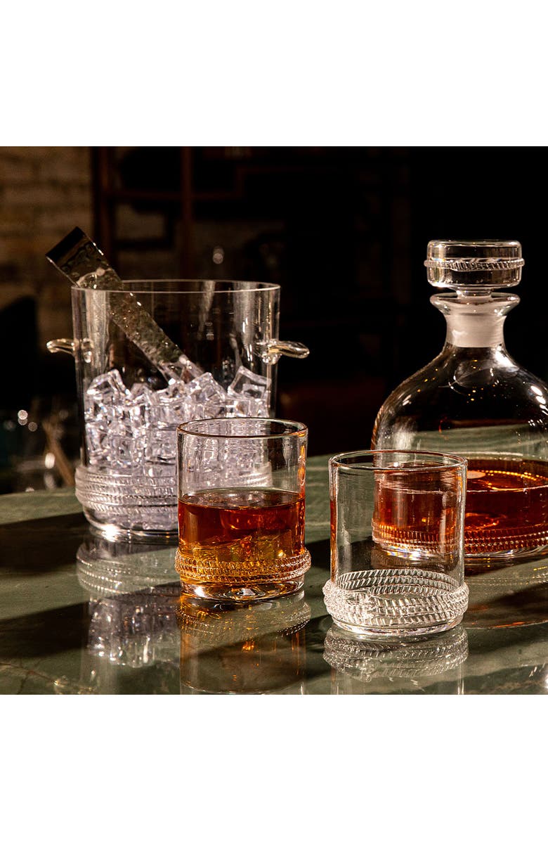 Juliska Dean Glass Ice Bucket & Tongs, Alternate, color,