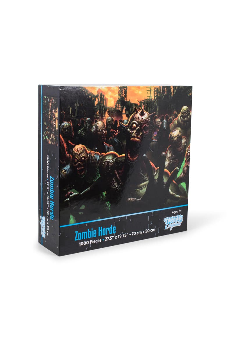 Zombie Horde Monster Horror 1000 Piece Jigsaw Puzzle, Main, color, Multi-Color