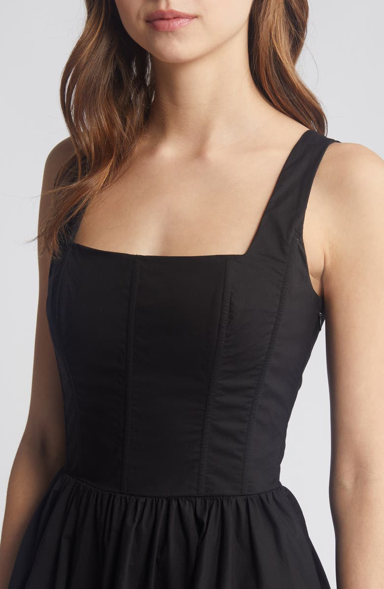 Chelsea28 Square Neck Corset Dress, Alternate, color,