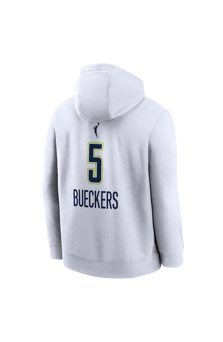 Nike Men's Nike Paige Bueckers White Dallas Wings 2025 WNBA Draft Heroine Edition Name & Number Pullover Hoodie, Alternate, color, 