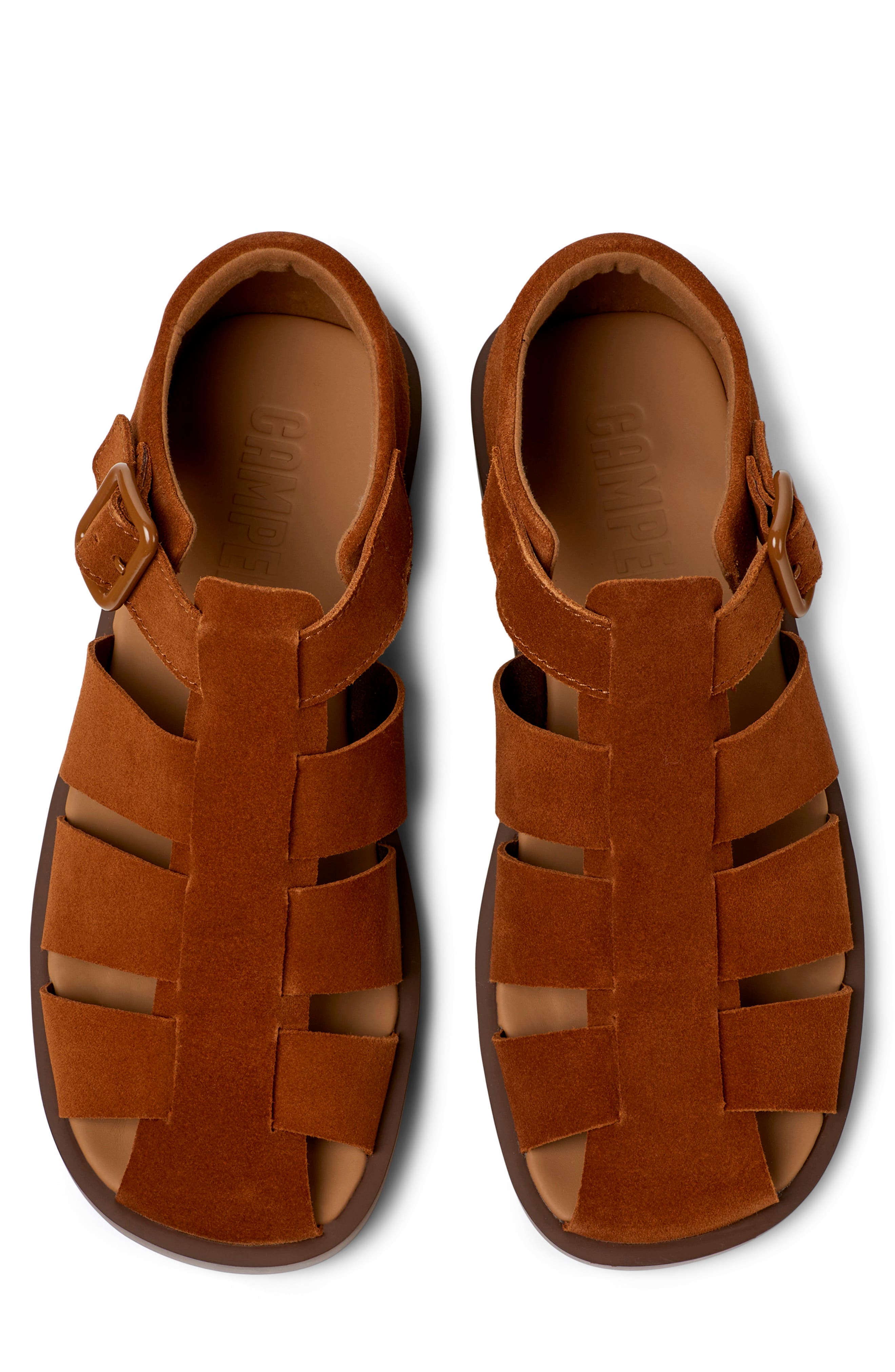 Camper Don Fisherman Sandal, Alternate, color, Medium Brown