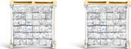 Haus of Brilliance 10K Yellow Gold 2 ct TDW Diamond Stud Earrings