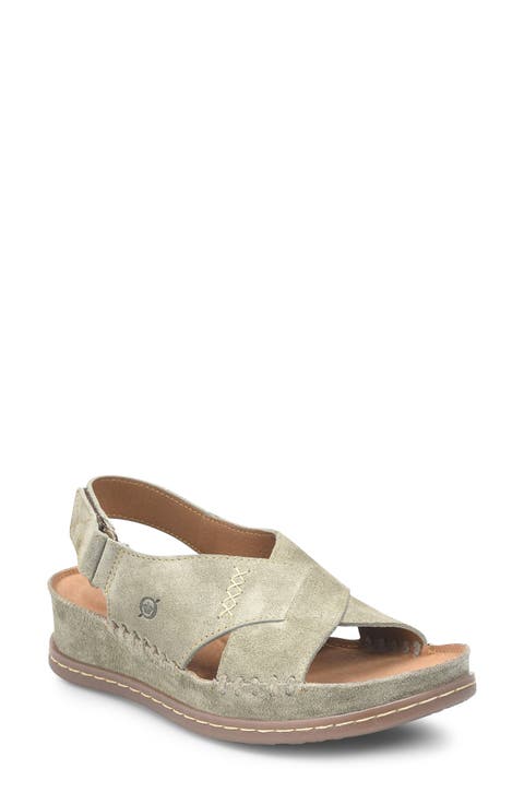 Ebba Slingback Platform Wedge Sandal (Women)