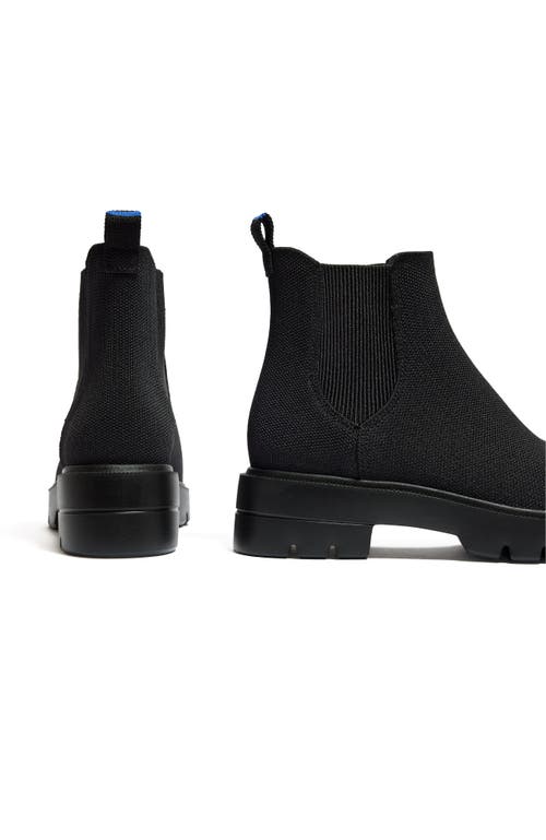 Rothys The Puddle Skipper Boot In Black/neutral In Animal Print