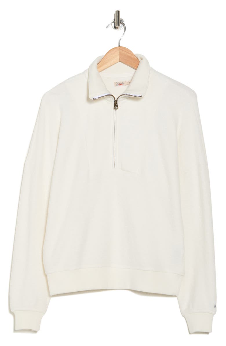 Faherty Beach Quarter Zip Fleece Pullover, Alternate, color, 