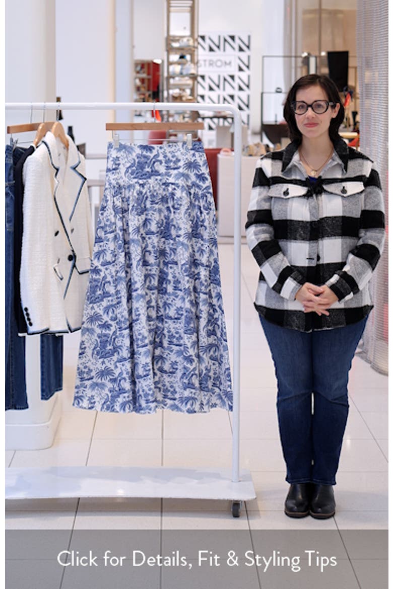 Procida Floral Print Maxi Skirt video