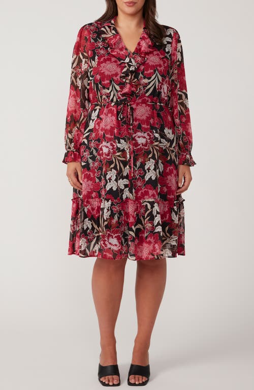 Estelle Petal Dream Floral Long Sleeve Dress in Print 