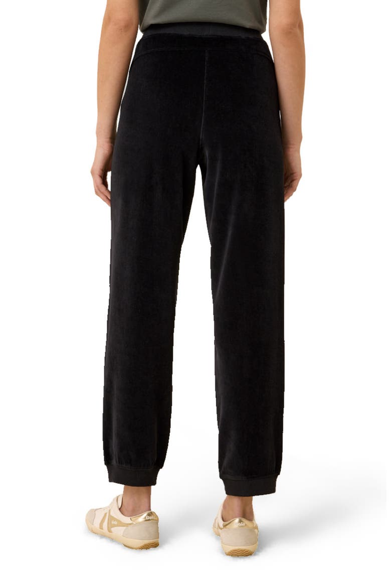 Organic Cotton Pure Velour Relaxed Sweatpant, Alternate, color, Black