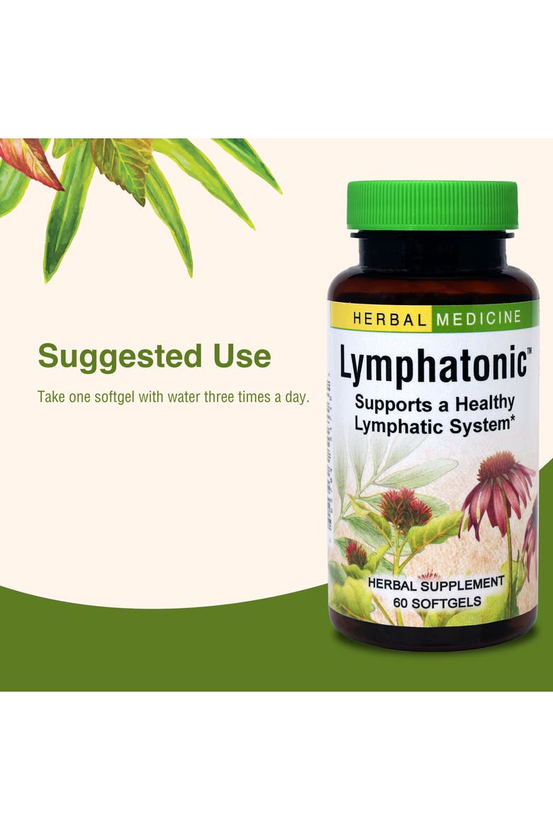 Lymphatonic Lymph System Support Softgels, 60 Count, Alternate, color, No Color