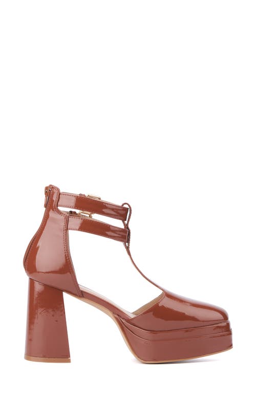 FASHION TO FIGURE FASHION TO FIGURE MARIA PLATFORM ANKLE STRAP PUMP 