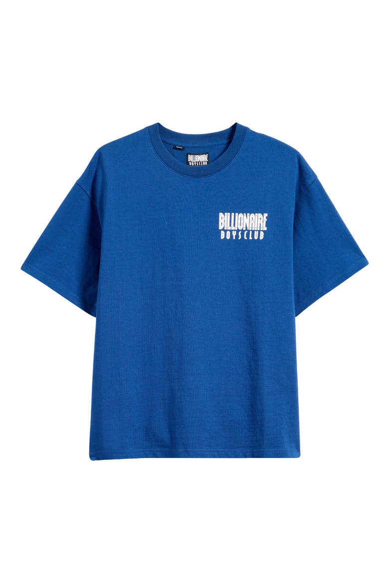 BB Insignia Crop Graphic T-Shirt, Alternate, color, NAVY PEONY