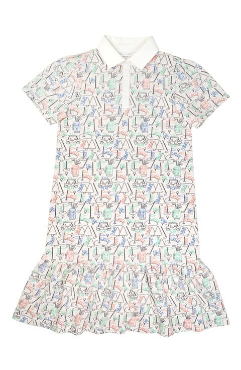 Kids' Play Organic Cotton Piqué Polo Dress (Big Kid)