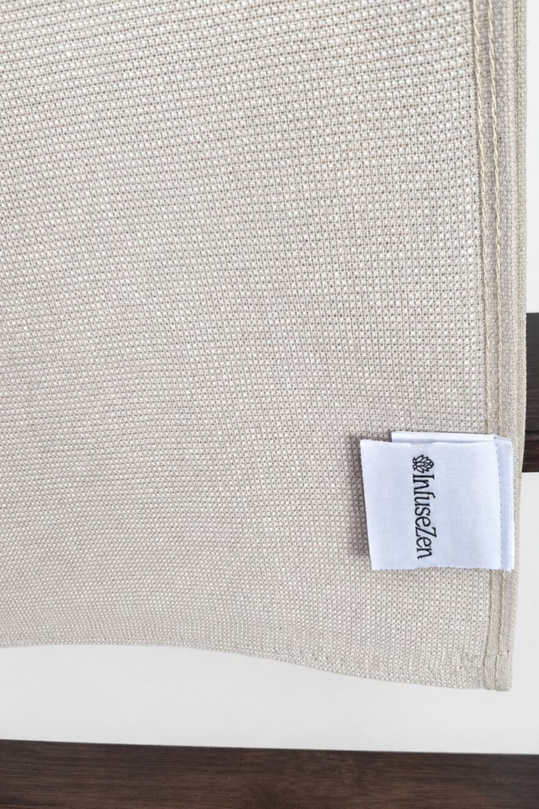 Stucco Organic Cotton Terry-Lined Turkish Bath Towel, Alternate, color, Beige