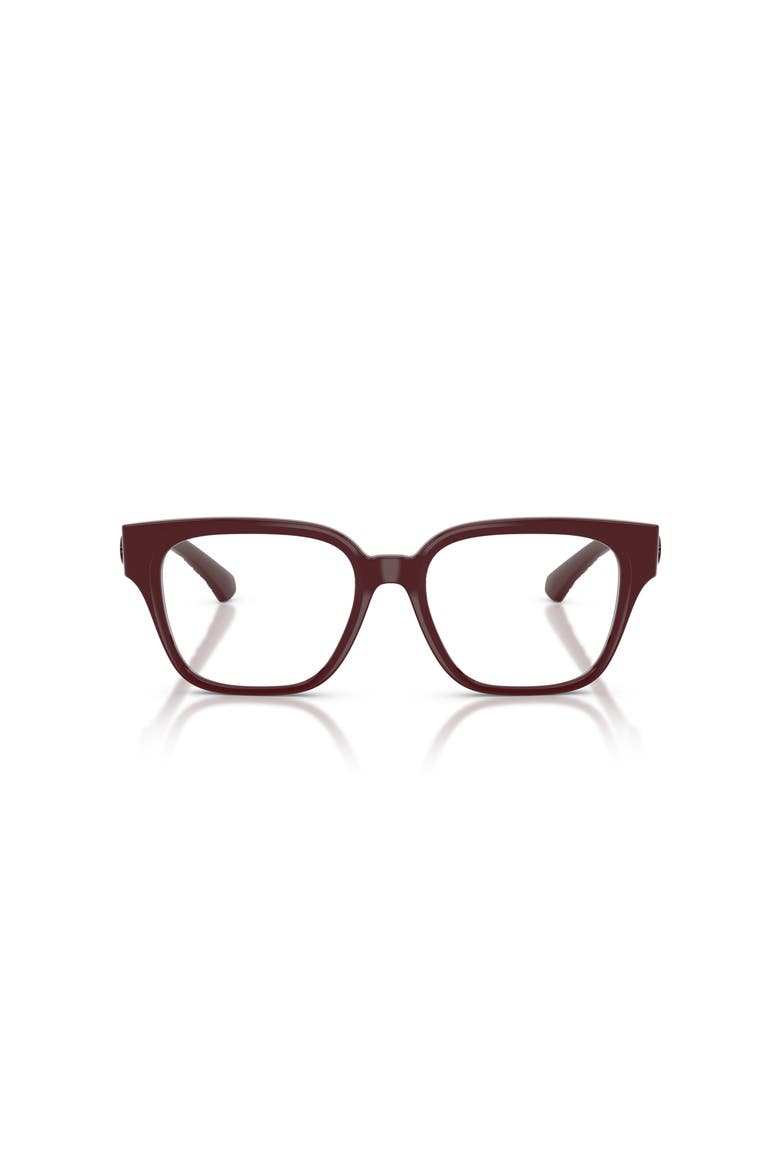53mm Square optical glasses, Alternate, color, Red