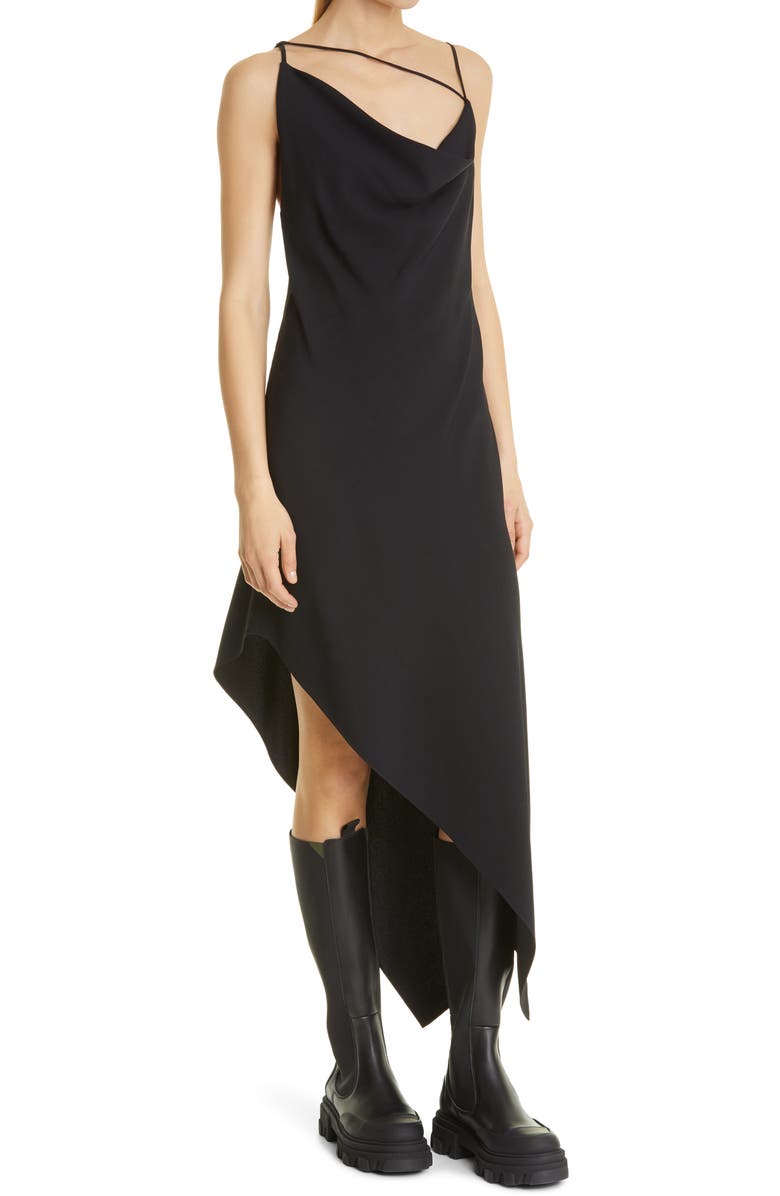 MONSE Crisscross Asymmetrical Slipdress, Alternate, color,