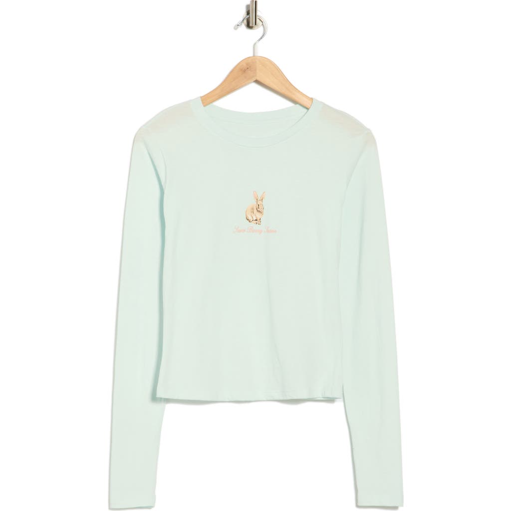 Hi Res Snow Bunny Long Sleeve Graphic T-shirt In Blue
