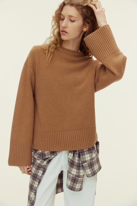 Cashmere-blend sweater