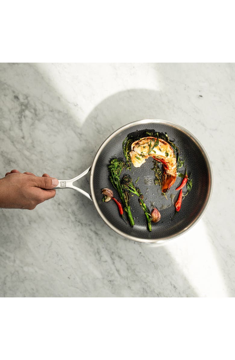 ZWILLING Peak Nonstick Stainless Steel 12-Inch Fry Pan, Alternate, color, Stainless Steel