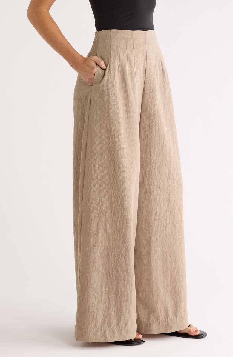 STAUD Magpie Wide Leg Pants, Alternate, color, Natural