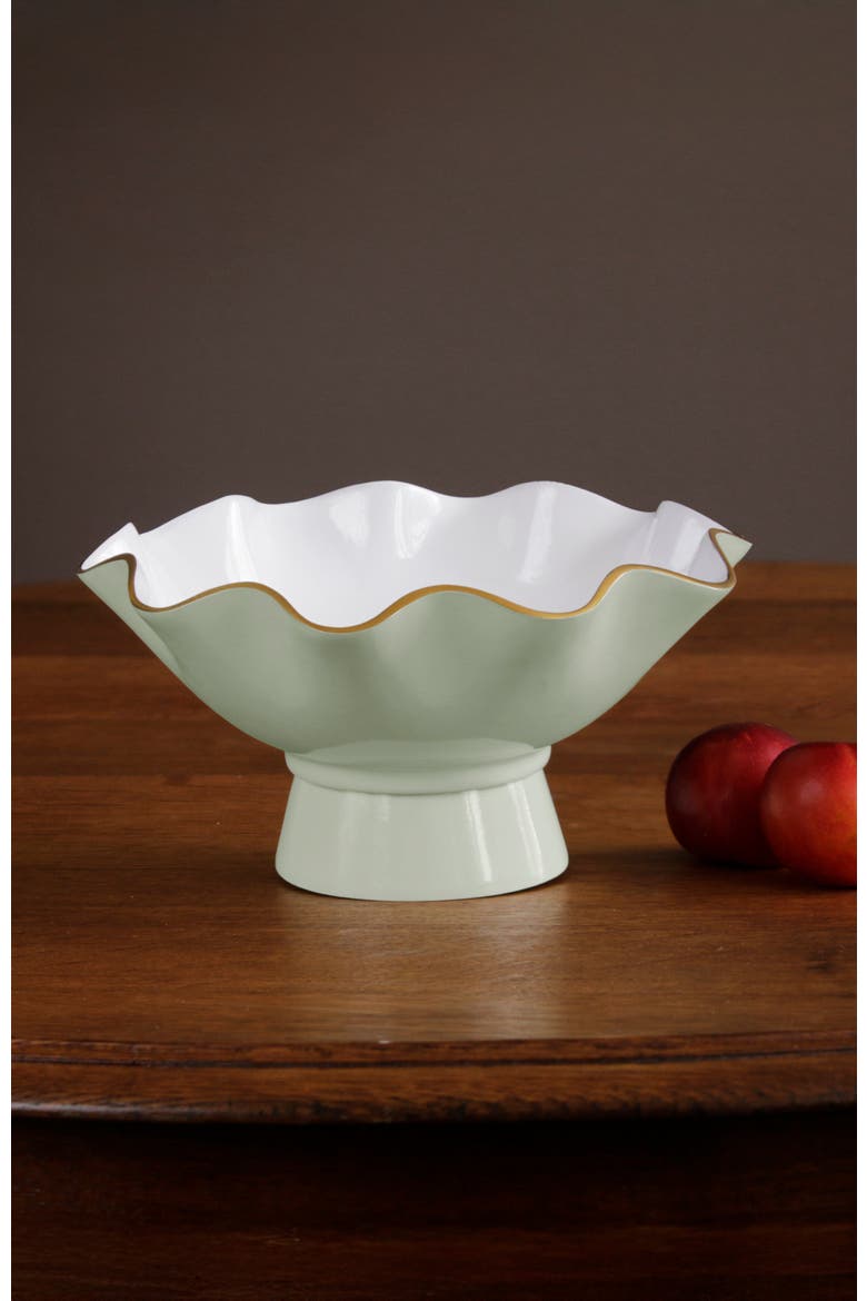 Encanto Carola Small Pedestal, Alternate, color, Pistachio and White