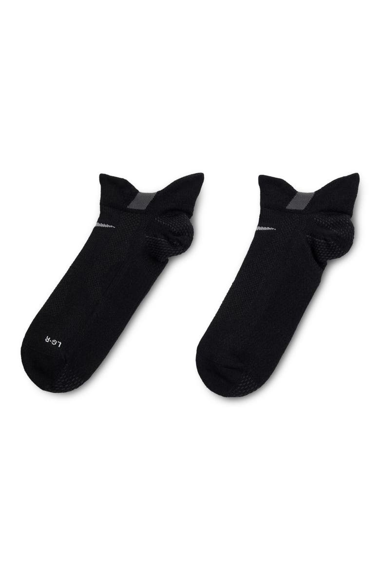 Running Lightweight No-Show Socks, Main, color, BLACK/ DARK SMOKE GREY
