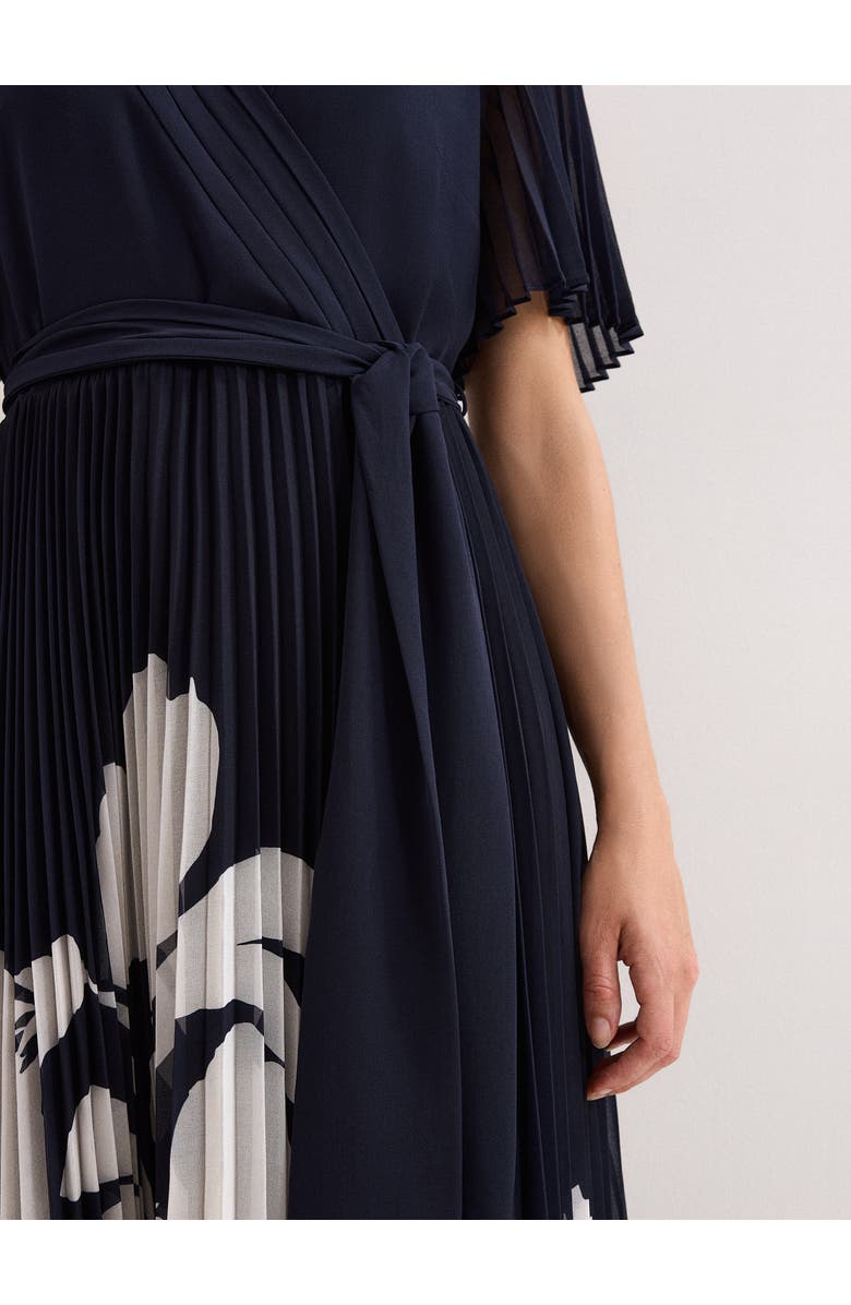 Phase Eight Abigail Wrap Dress, Alternate, color, Navy