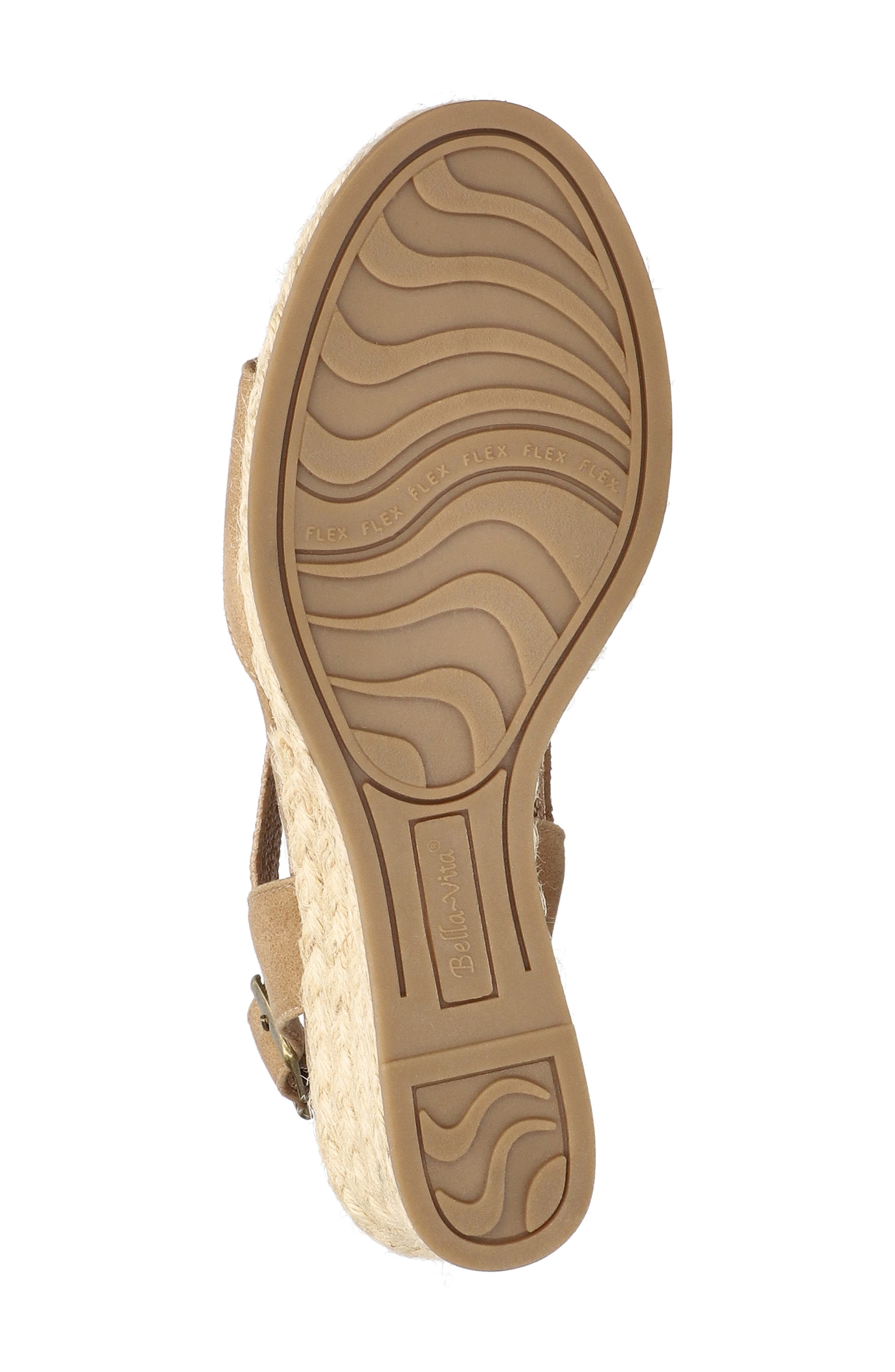 Zayla Wedge Sandal, Alternate, color, NATURAL