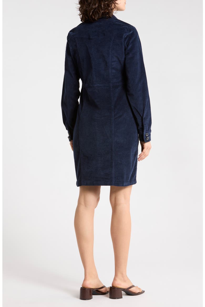 Long Sleeve Shirtdress, Alternate, color, NAVY BLAZER