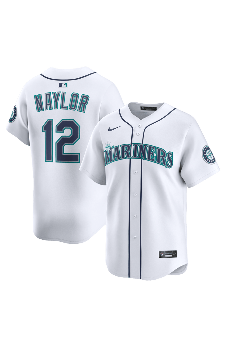 Nike Men's Nike Josh Naylor White Seattle Mariners Home Limited Jersey, Main, color, White