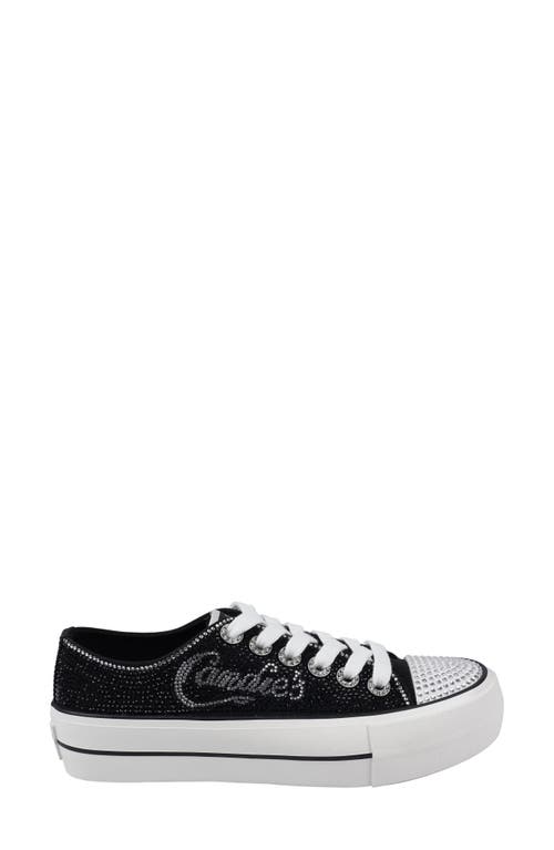 Candies Candie's Leann Low Top Platform Sneaker In Black