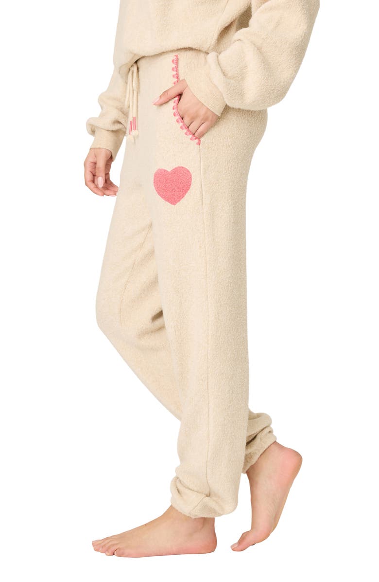 PJ Salvage For the Mama Cotton Blend Pajama Pants, Alternate, color, Light Oatmeal