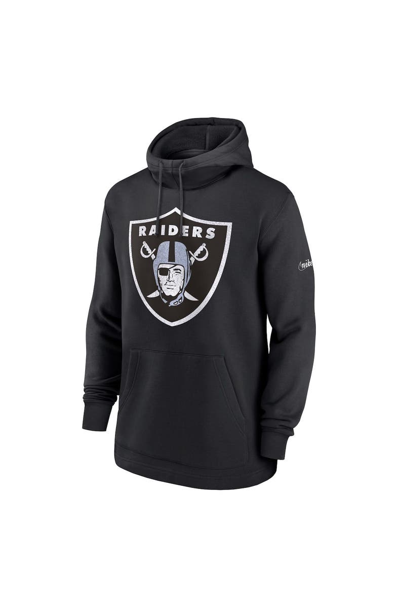Nike Men's Nike Black Las Vegas Raiders Classic Pullover Hoodie, Alternate, color, 