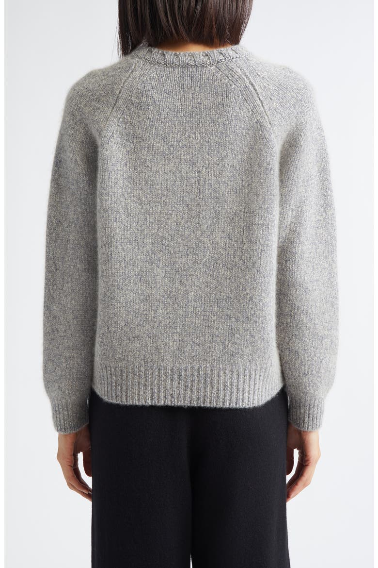 Bay Cashmere & Cotton Crewneck Sweater, Alternate, color, SEA SURF