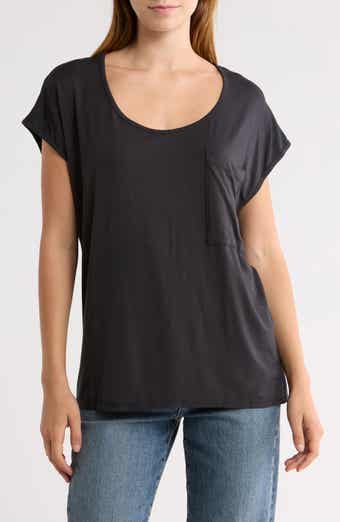 Round Neck Dolman Sleeve Top