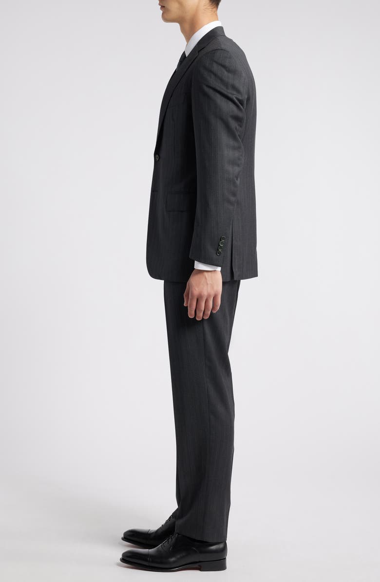 Canali Siena Regular Fit Pinstripe Super 130s Wool Suit, Alternate, color,