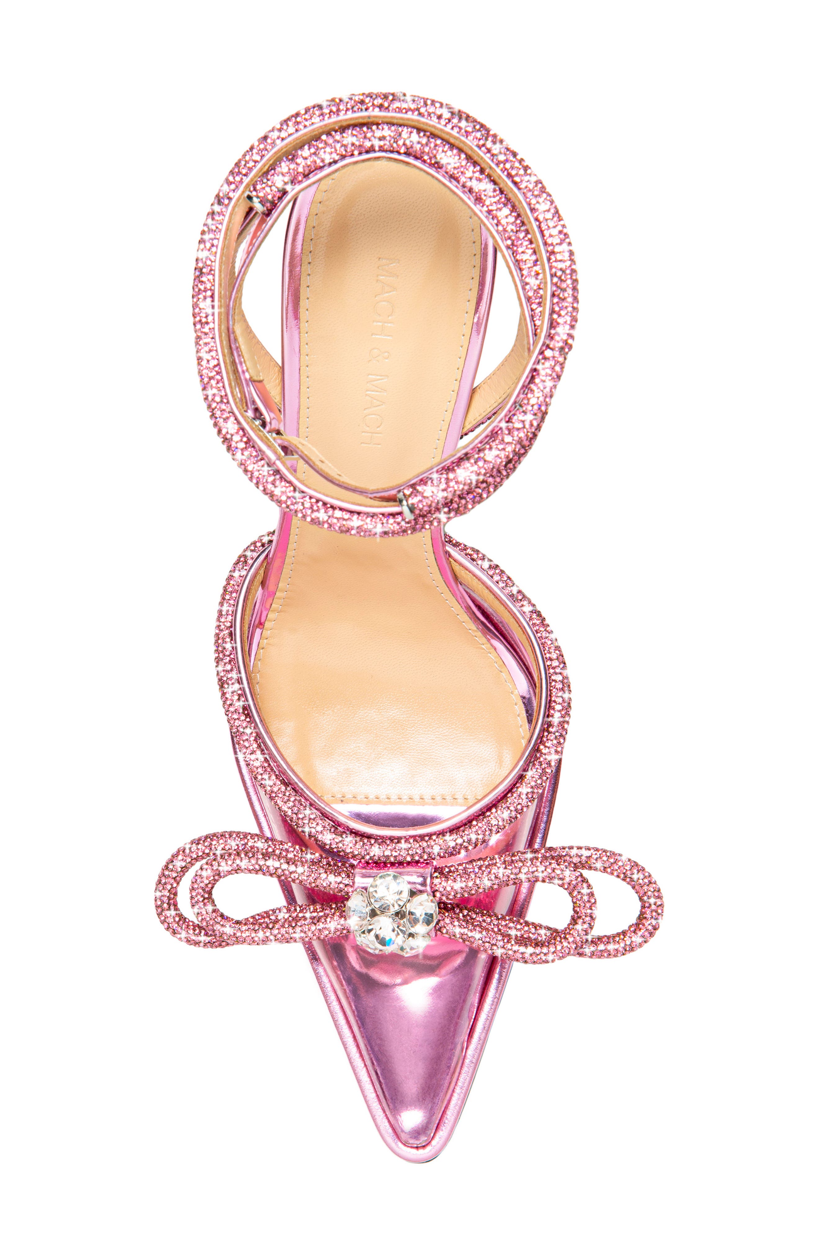 Double Bow Platform Pump, Alternate, color, PINK