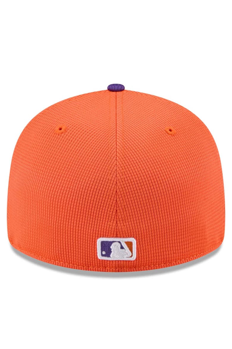 Men's New Era  Orange/Purple San Francisco Giants 2025 City Connect Batting Practice Low Profile 59FIFTY Fitted Hat, Alternate, color, Orange
