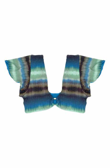 Cosita Linda Ruffle Cap Sleeve Bikini Top